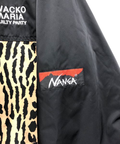 WACKO MARIA（ワコマリア）WACKO MARIA (ワコマリア) NANGA (ナンガ) マウンテンパーカー ブラック×ベージュ サイズ:Lの古着・服飾アイテム
