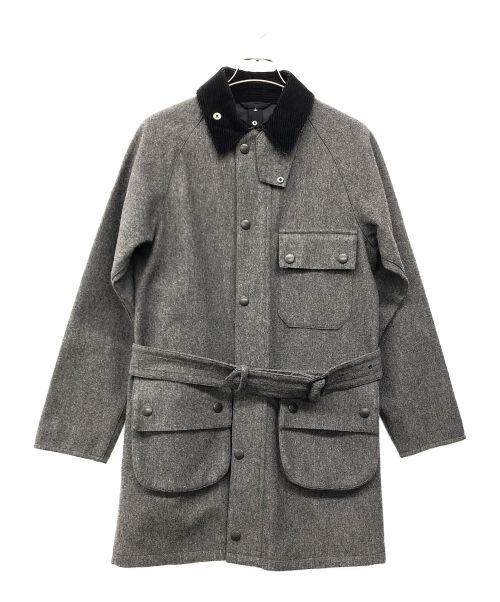 Barbour（バブアー）Barbour (バブアー) ウールコート グレー×ブラック サイズ:36の古着・服飾アイテム