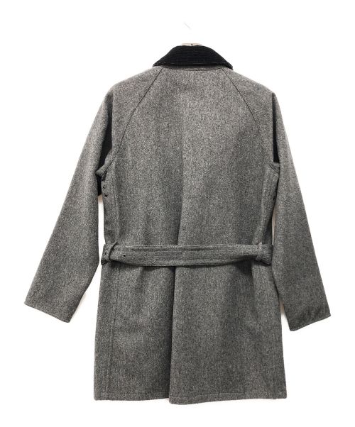 Barbour（バブアー）Barbour (バブアー) ウールコート グレー×ブラック サイズ:36の古着・服飾アイテム