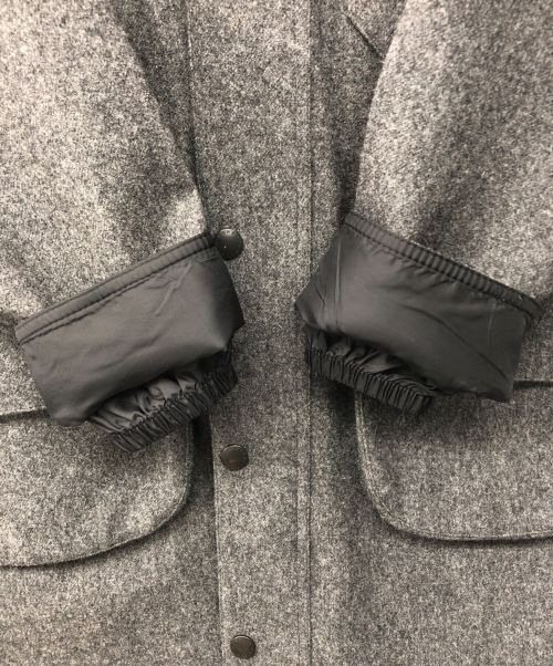 Barbour（バブアー）Barbour (バブアー) ウールコート グレー×ブラック サイズ:36の古着・服飾アイテム