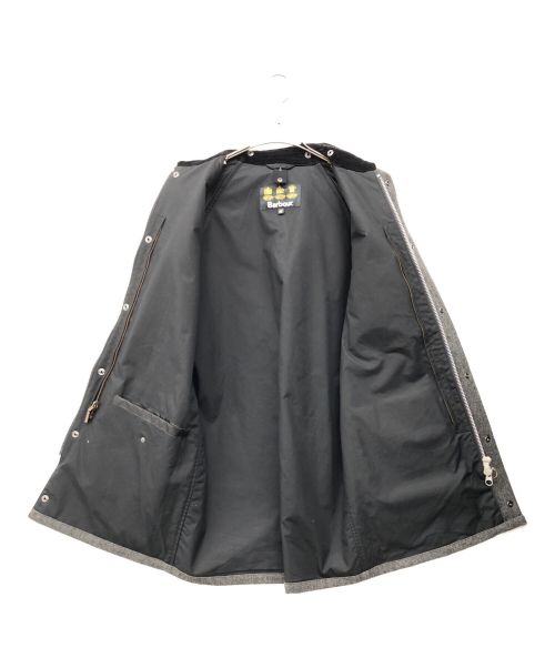 Barbour（バブアー）Barbour (バブアー) ウールコート グレー×ブラック サイズ:36の古着・服飾アイテム