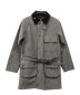 Barbour（バブアー）の古着「ウールコート」｜グレー×ブラック