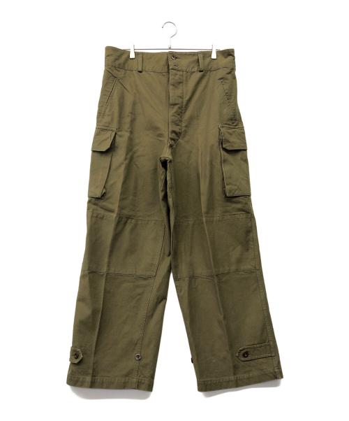 フレンチミリタリー（フレンチミリタリー）フレンチミリタリー (フレンチミリタリー) M-47カーゴパンツ カーキ サイズ:91㎝（W36）の古着・服飾アイテム