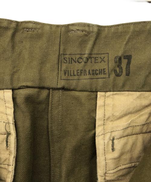 フレンチミリタリー（フレンチミリタリー）フレンチミリタリー (フレンチミリタリー) M-47カーゴパンツ カーキ サイズ:91㎝（W36）の古着・服飾アイテム