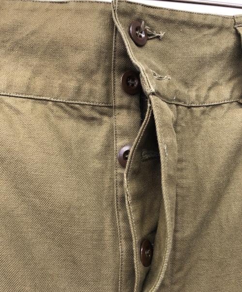 フレンチミリタリー（フレンチミリタリー）フレンチミリタリー (フレンチミリタリー) M-47カーゴパンツ カーキ サイズ:91㎝（W36）の古着・服飾アイテム