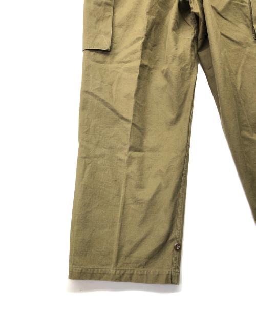 フレンチミリタリー（フレンチミリタリー）フレンチミリタリー (フレンチミリタリー) M-47カーゴパンツ カーキ サイズ:91㎝（W36）の古着・服飾アイテム