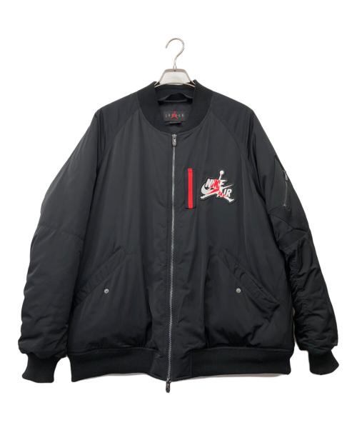 AIR JORDAN（エア ジョーダン）AIR JORDAN (エア ジョーダン) MA-1ジャケット ブラック サイズ:XLの古着・服飾アイテム