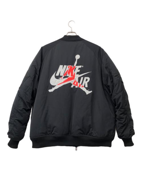 AIR JORDAN（エア ジョーダン）AIR JORDAN (エア ジョーダン) MA-1ジャケット ブラック サイズ:XLの古着・服飾アイテム
