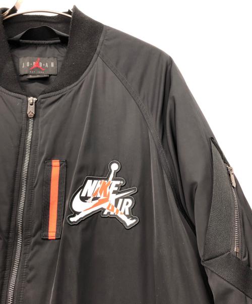 AIR JORDAN（エア ジョーダン）AIR JORDAN (エア ジョーダン) MA-1ジャケット ブラック サイズ:XLの古着・服飾アイテム