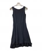 FOXEY NEWYORKフォクシーニューヨーク）の古着「ノースリーブワンピース」｜ネイビー