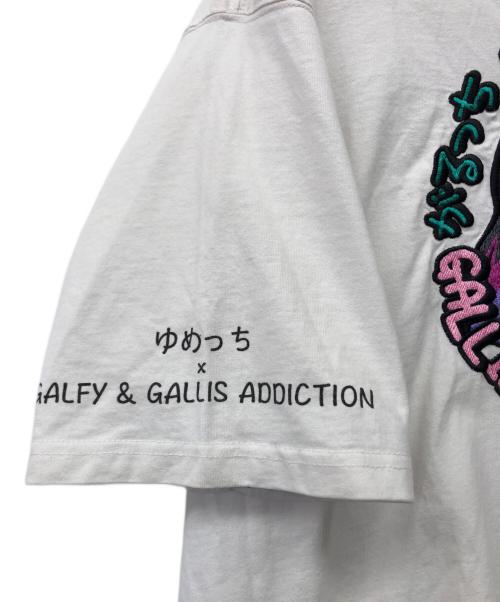 GALLIS ADDICTION（ガリスアディクション）GALLIS ADDICTION (ガリスアディクション) GALFY (ガルフィー) ビッグシルエットTシャツ ホワイト サイズ:FREEの古着・服飾アイテム