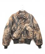 ALPHA×WIND AND SEAアルファ×ウィンダンシー）の古着「CWU-45Pジャケット」｜ブラウン