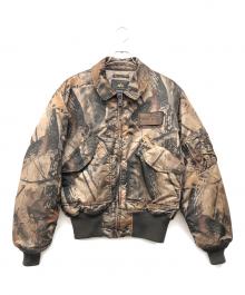 ALPHA×WIND AND SEA（アルファ×ウィンダンシー）の古着「CWU-45Pジャケット」｜ブラウン