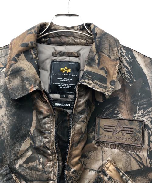 ALPHA（アルファ）ALPHA (アルファ) WIND AND SEA (ウィンダンシー) CWU-45Pジャケット ブラウン サイズ:Mの古着・服飾アイテム