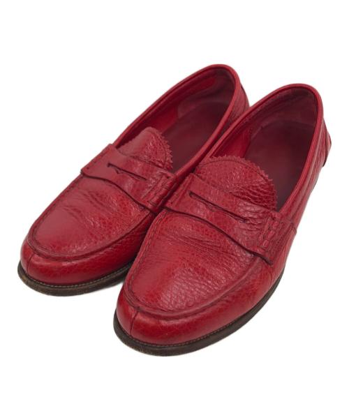 CHURCH'S（チャーチ）CHURCH'S (チャーチ) コインローファー レッド サイズ:36の古着・服飾アイテム