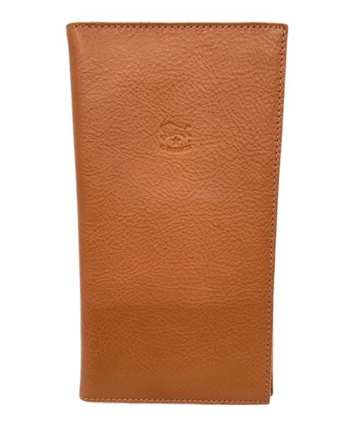 IL BISONTE（イル ビゾンテ）IL BISONTE (イル ビゾンテ) スクエアロングウォレット ブラウン 未使用品の古着・服飾アイテム