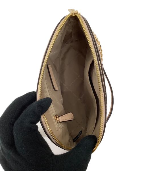 MICHAEL KORS（マイケル・コース）MICHAEL KORS (マイケルコース) ショルダーバッグ ベージュの古着・服飾アイテム