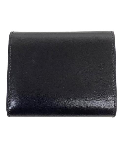 CELINE（セリーヌ）CELINE (セリーヌ) スモールフラップウォレット ブラックの古着・服飾アイテム