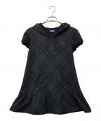 BURBERRY BLUE LABELバーバリーロンドンブルーレーベル）の古着「半袖スウェット」｜ブラック