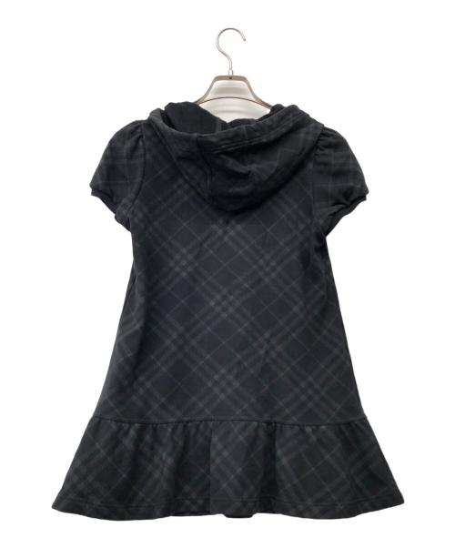 BURBERRY BLUE LABEL（バーバリー ブルー レーベル）BURBERRY BLUE LABEL (バーバリーロンドンブルーレーベル) 半袖スウェット ブラック サイズ:38の古着・服飾アイテム