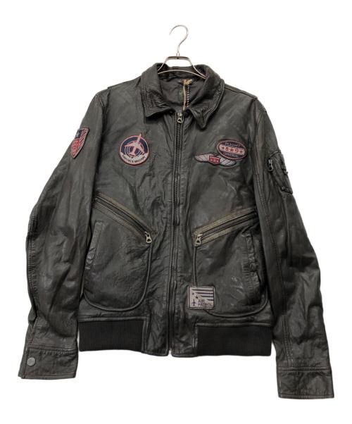 Gipsy（ジプシー）Gipsy (ジプシー) レザージャケット ブラウン サイズ:Sの古着・服飾アイテム