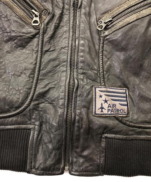 Gipsy（ジプシー）Gipsy (ジプシー) レザージャケット ブラウン サイズ:Sの古着・服飾アイテム