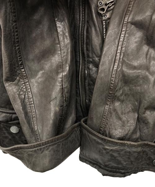 Gipsy（ジプシー）Gipsy (ジプシー) レザージャケット ブラウン サイズ:Sの古着・服飾アイテム