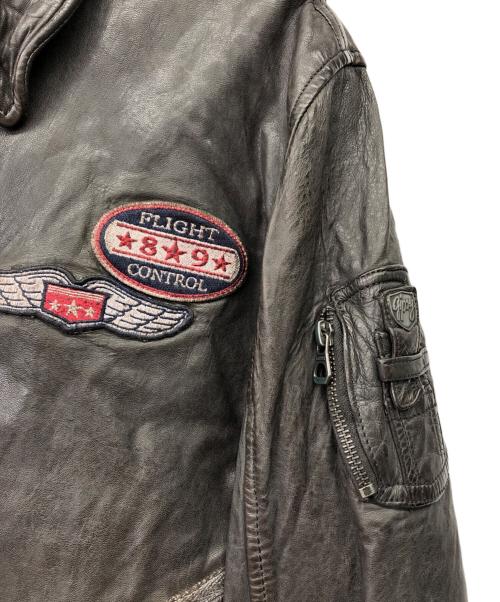 Gipsy（ジプシー）Gipsy (ジプシー) レザージャケット ブラウン サイズ:Sの古着・服飾アイテム