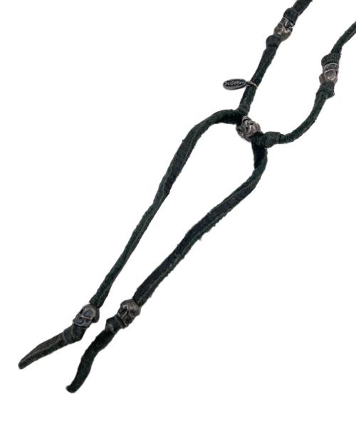 M.Cohen（エム・コーエン）M.Cohen (エム・コーエン) スカル＆レザーネックレスの古着・服飾アイテム