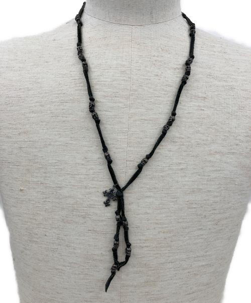 M.Cohen（エム・コーエン）M.Cohen (エム・コーエン) スカル＆レザーネックレスの古着・服飾アイテム