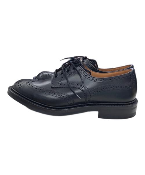 Tricker's（トリッカーズ）Tricker's (トリッカーズ) ブローグシューズ ブラック サイズ:8-5の古着・服飾アイテム