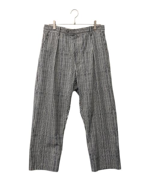 Snow peak（スノーピーク）Snow peak (スノーピーク) Printed Quick Dry Pants ホワイト×ブラック サイズ:Lの古着・服飾アイテム