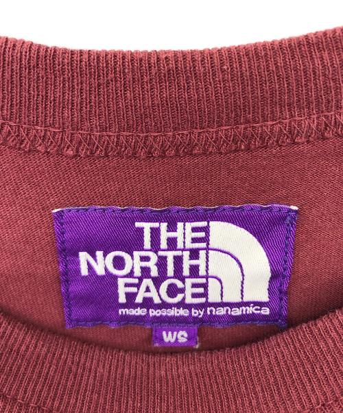 THE NORTHFACE PURPLELABEL（ザ・ノースフェイス パープルレーベル）THE NORTHFACE PURPLELABEL (ザ・ノースフェイス パープルレーベル) 7oz Long Sleeve Pocket Tee バーガンディー サイズ:WSの古着・服飾アイテム