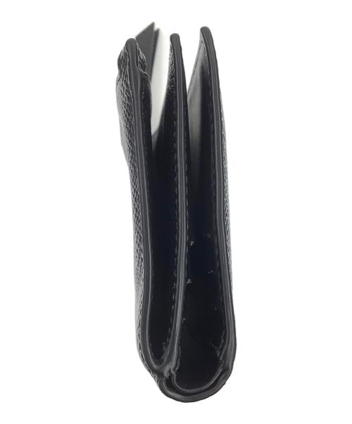 Maison Margiela（メゾンマルジェラ）Maison Margiela (メゾンマルジェラ) 4ステッチ フリップフラップウォレット ブラックの古着・服飾アイテム