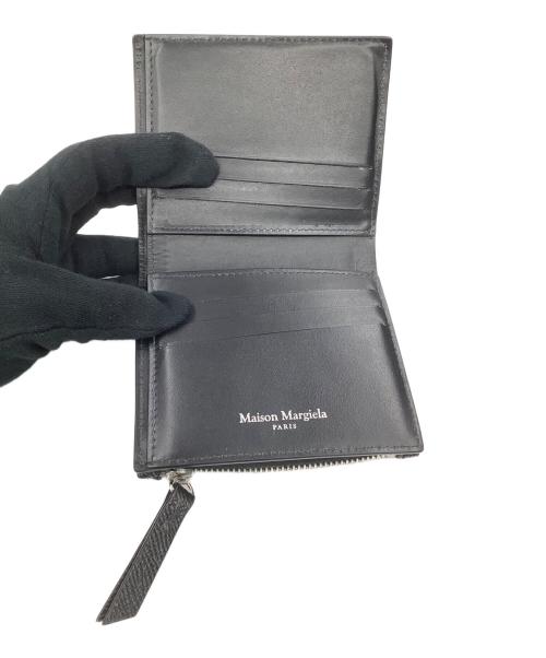 Maison Margiela（メゾンマルジェラ）Maison Margiela (メゾンマルジェラ) 4ステッチ フリップフラップウォレット ブラックの古着・服飾アイテム