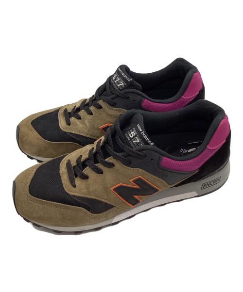 NEW BALANCE（ニューバランス）NEW BALANCE (ニューバランス) スニーカー ブラウン×パープル サイズ:28.5の古着・服飾アイテム