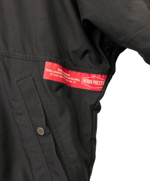 HERON PRESTON（ヘロンプレストン）HERON PRESTON (ヘロンプレストン) ナイロンジャケット ブラック サイズ:Mの古着・服飾アイテム