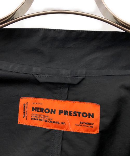 HERON PRESTON（ヘロンプレストン）HERON PRESTON (ヘロンプレストン) ナイロンジャケット ブラック サイズ:Mの古着・服飾アイテム