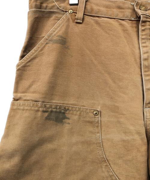CarHartt（カーハート）CarHartt (カーハート) ダブルニーパンツ ブラウン サイズ:91cm(W36)の古着・服飾アイテム
