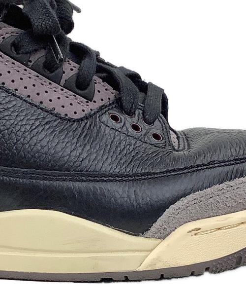 NIKE（ナイキ）NIKE (ナイキ) A Ma Maniere (ア・マ・マニエール) AirJordan3RetroOGSP ブラック×グレー サイズ:26.5cmの古着・服飾アイテム
