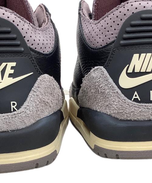 NIKE（ナイキ）NIKE (ナイキ) A Ma Maniere (ア・マ・マニエール) AirJordan3RetroOGSP ブラック×グレー サイズ:26.5cmの古着・服飾アイテム