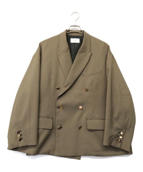 soerte（ソエルテ）soerte (ソエルテ) テーラードジャケット ブラウン サイズ:1の古着・服飾アイテム