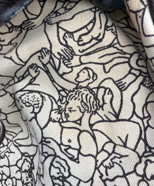 Vivienne Westwood（ヴィヴィアンウエストウッド）Vivienne Westwood (ヴィヴィアンウエストウッド) ボストンバッグ ベージュ×ブラウンの古着・服飾アイテム