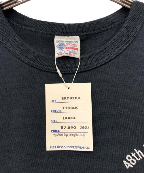 BUZZ RICKSON'S（バズリクソンズ）BUZZ RICKSON'S (バズリクソンズ) 半袖Tシャツ ブラック サイズ:Lの古着・服飾アイテム