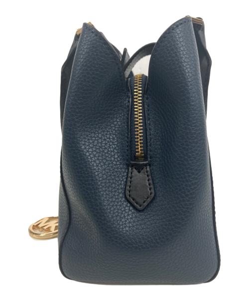 MICHAEL KORS（マイケル・コース）MICHAEL KORS (マイケルコース) 2WAYバッグ ネイビーの古着・服飾アイテム