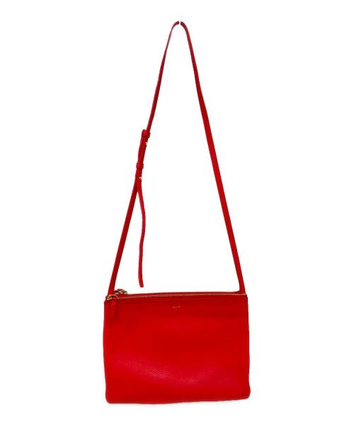 CELINE（セリーヌ）CELINE (セリーヌ) ショルダーバッグ レッドの古着・服飾アイテム