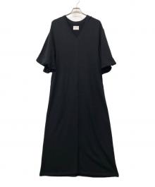 Americana×MANOF（アメリカーナ×マノフ）の古着「スウェットワンピース」｜ブラック