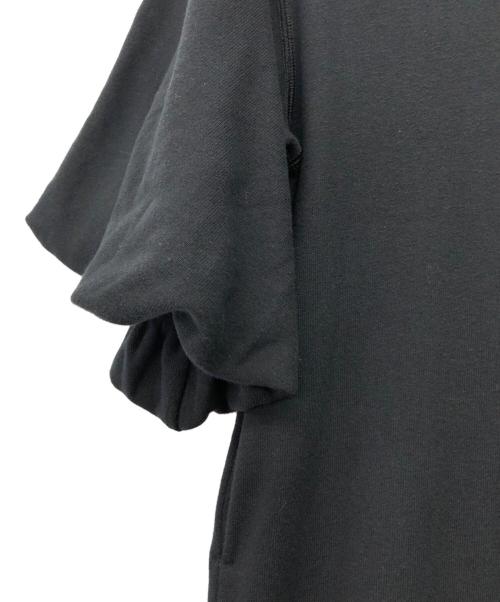 Americana（アメリカーナ）Americana (アメリカーナ) MANOF (マノフ) スウェットワンピース ブラック サイズ:Sの古着・服飾アイテム