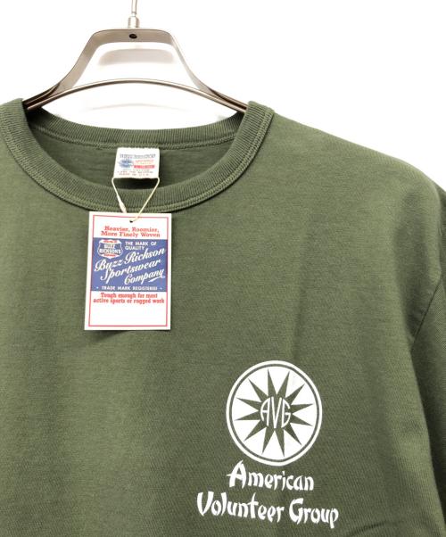 BUZZ RICKSON'S（バズリクソンズ）Buzz Rickson's (バズリクソンズ) 半袖カットソー グリーン サイズ:L 未使用品の古着・服飾アイテム