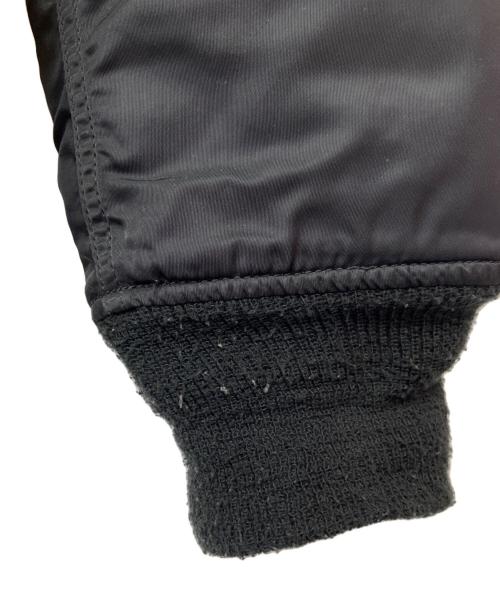 ALPHA（アルファ）ALPHA (アルファ) EMODA (エモダ) フライトジャケット ブラック サイズ:Sの古着・服飾アイテム